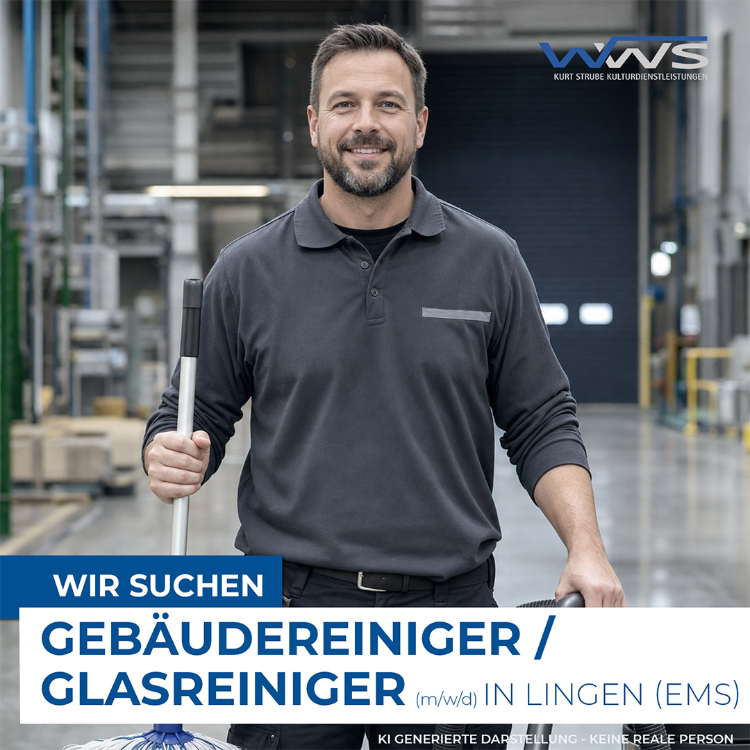 Gebäudereiniger/ Glasreiniger (m/w/d) in Lingen (Ems)