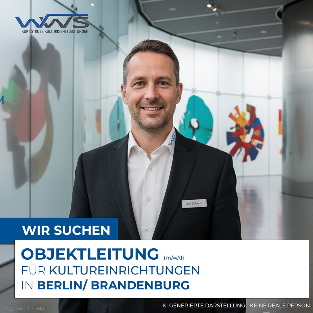 Sicherheitsmitarbeiter/ Objektleitung (m/w/d) für Kultureinrichtungen in Berlin/ Brandenburg
