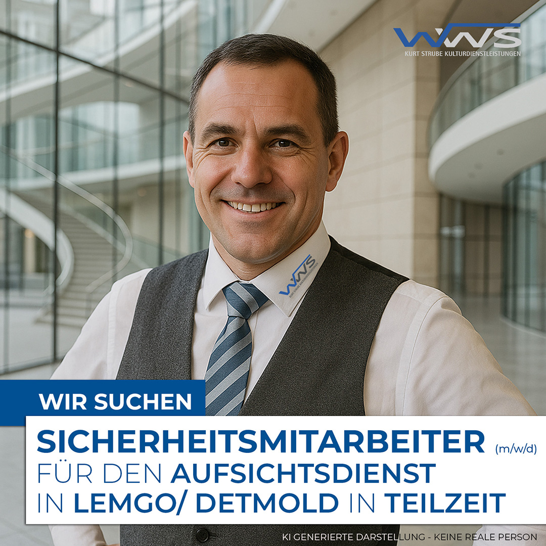 Sicherheitsmitarbeiter (m/w/d) für den Museumsaufsichtsdienst in Lemgo und Detmold