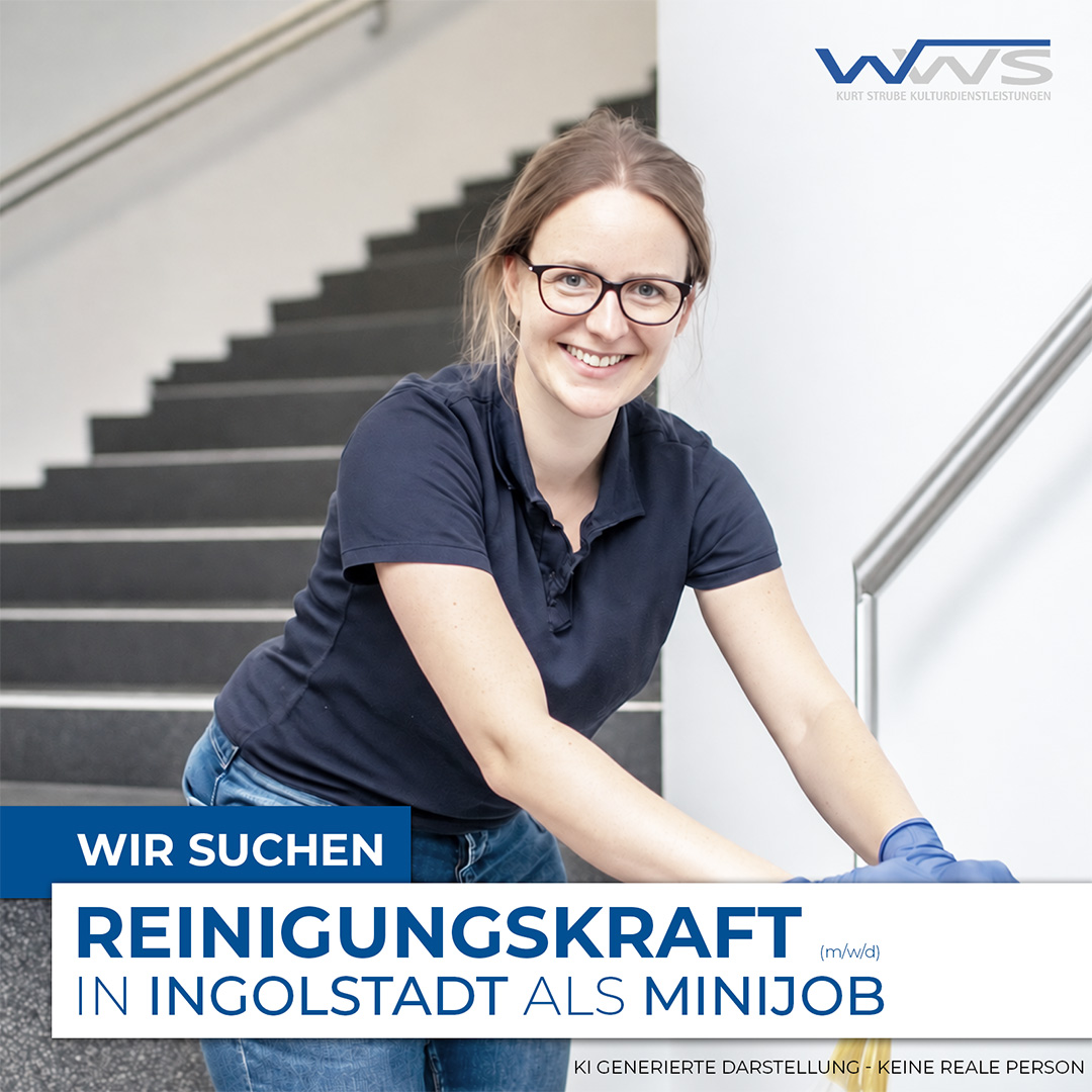 Reinigungskraft (m/w/d) in Ingolstadt auf Minijob-Basis