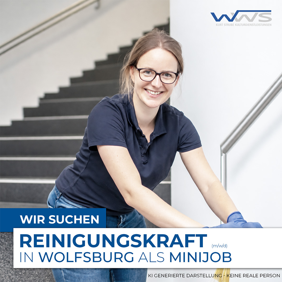 Reinigungskraft (m/w/d) in Wolfsburg auf Minijob-Basis